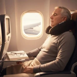 Aufblasbares Kopf- & Nackenkissen für Reisen Dunlop