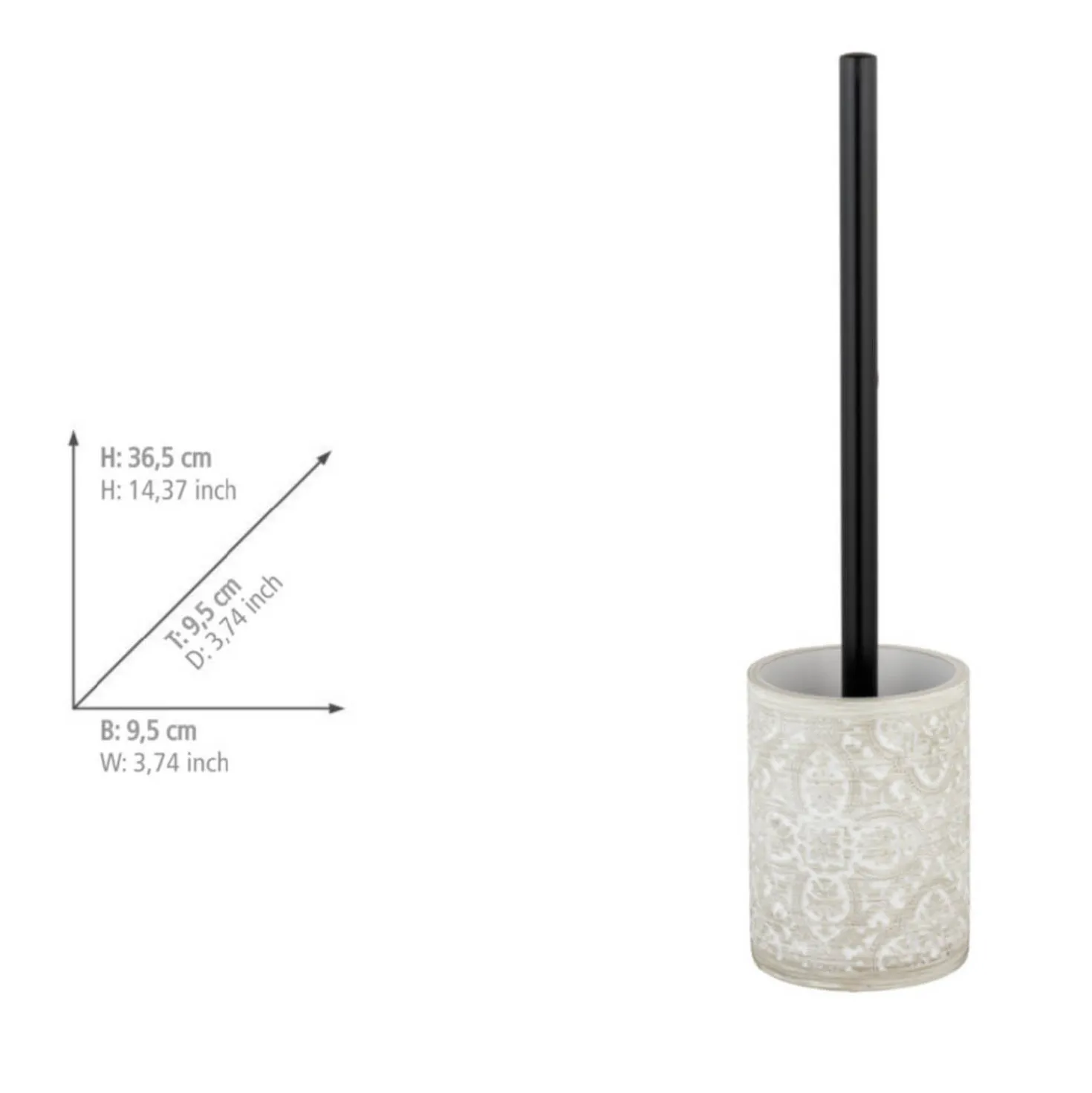 Bad-Accessoire Set „Ortezzano“, 3-tlg. aus Polyresin WENKO