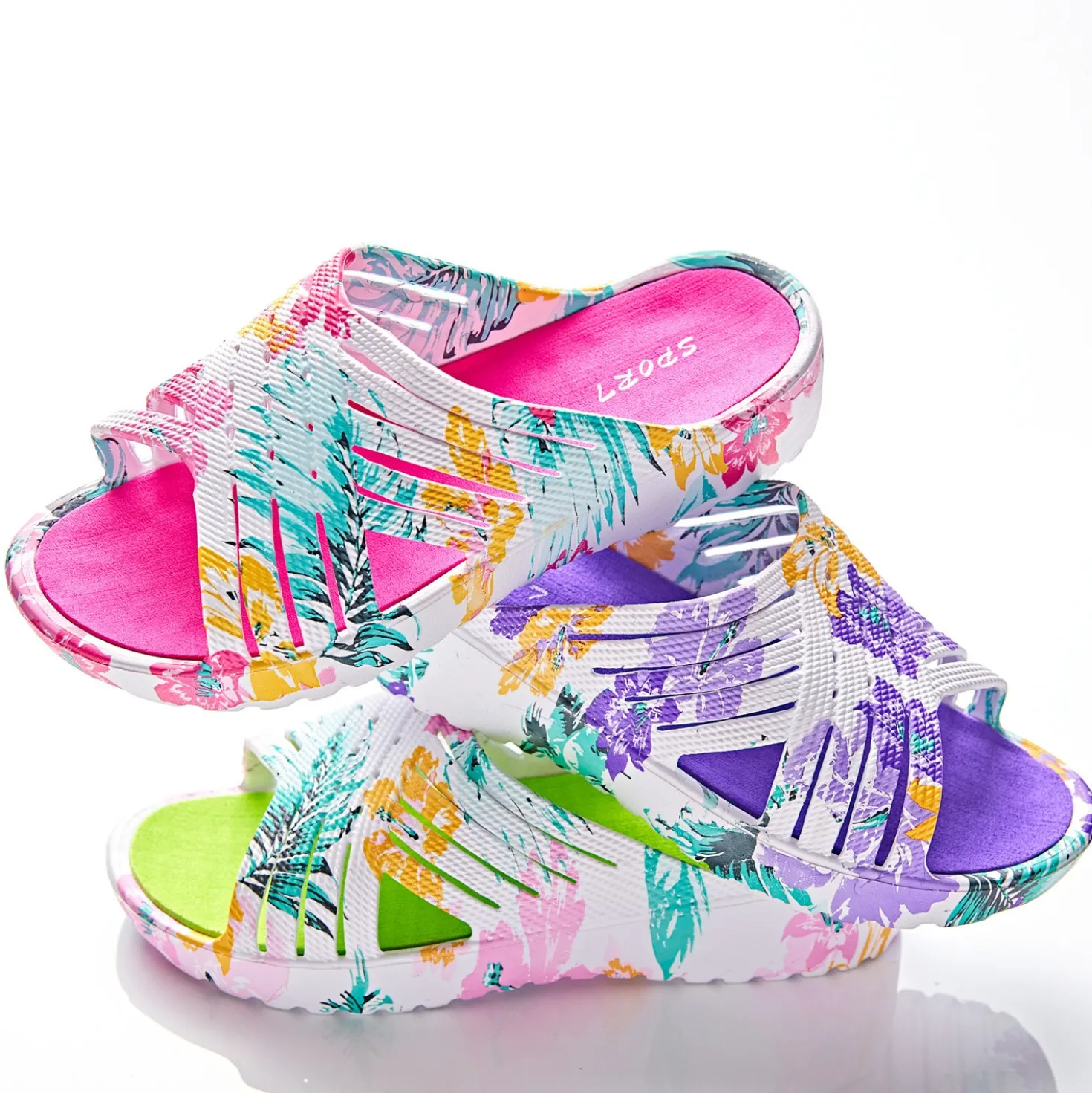 Bade-Pantolette "Nika" pink