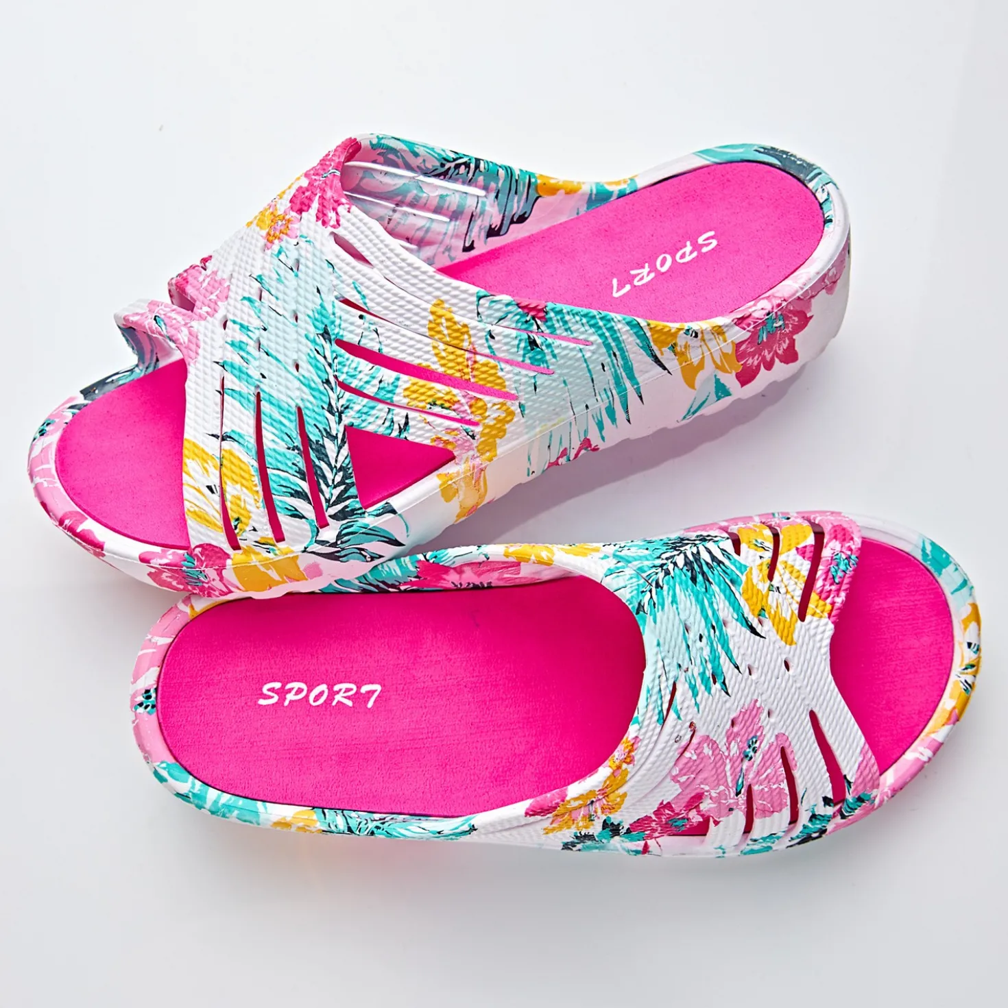 Bade-Pantolette "Nika" pink