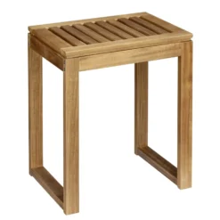 Badhocker Fondi aus Akazienholz WENKO