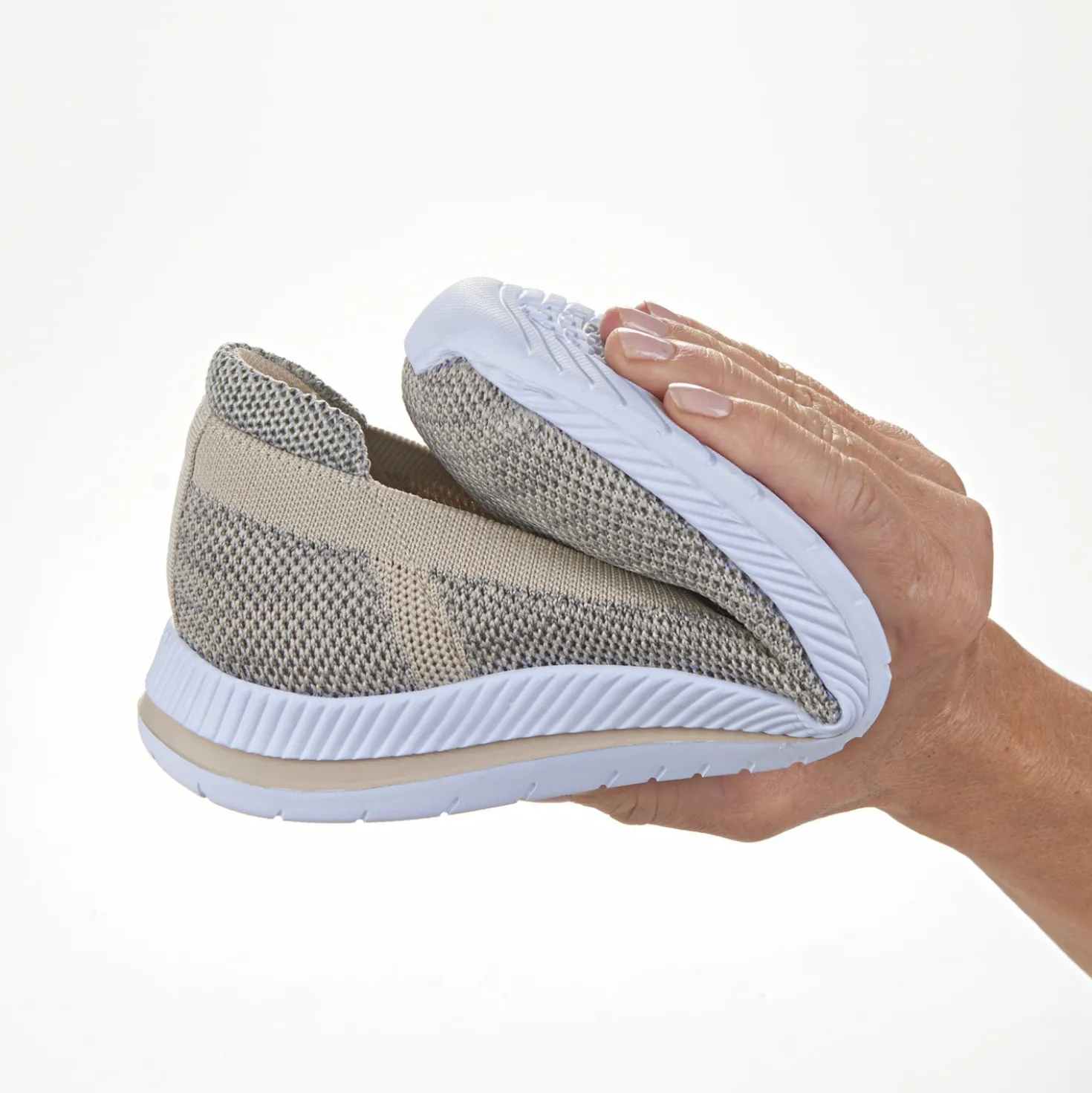 Ballerina "Sporty" beige