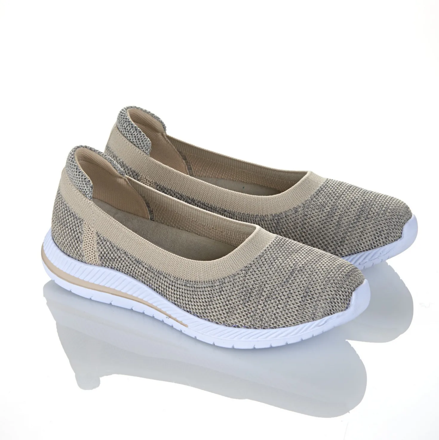 Ballerina "Sporty" beige