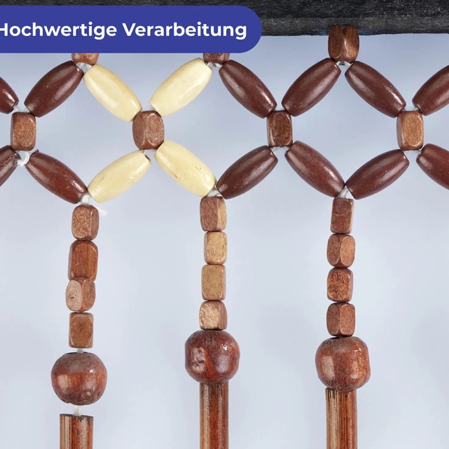Bambusvorhang Holzperlen MAXIMEX