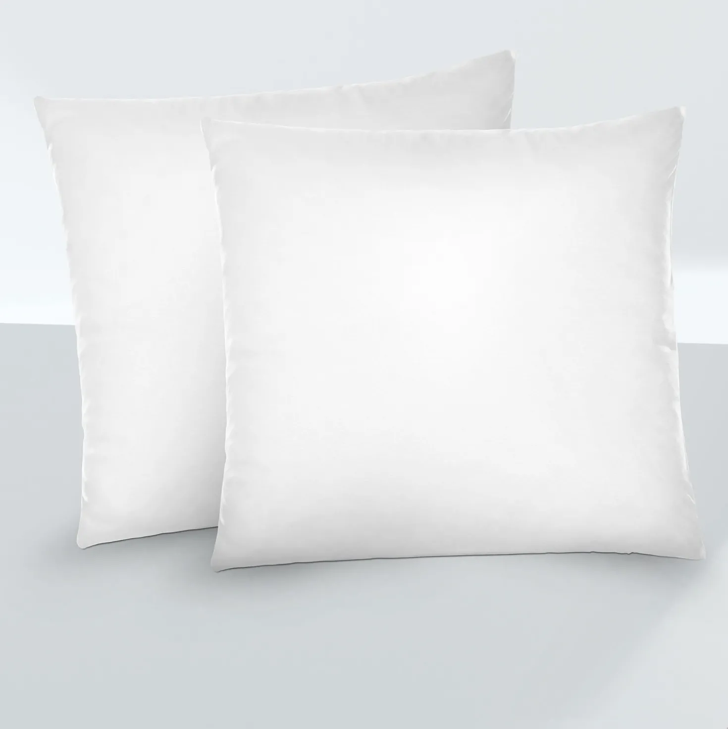 biberna Feinjersey-Kopfkissenbezug Doppelpack weiss, 2x 40x40 cm