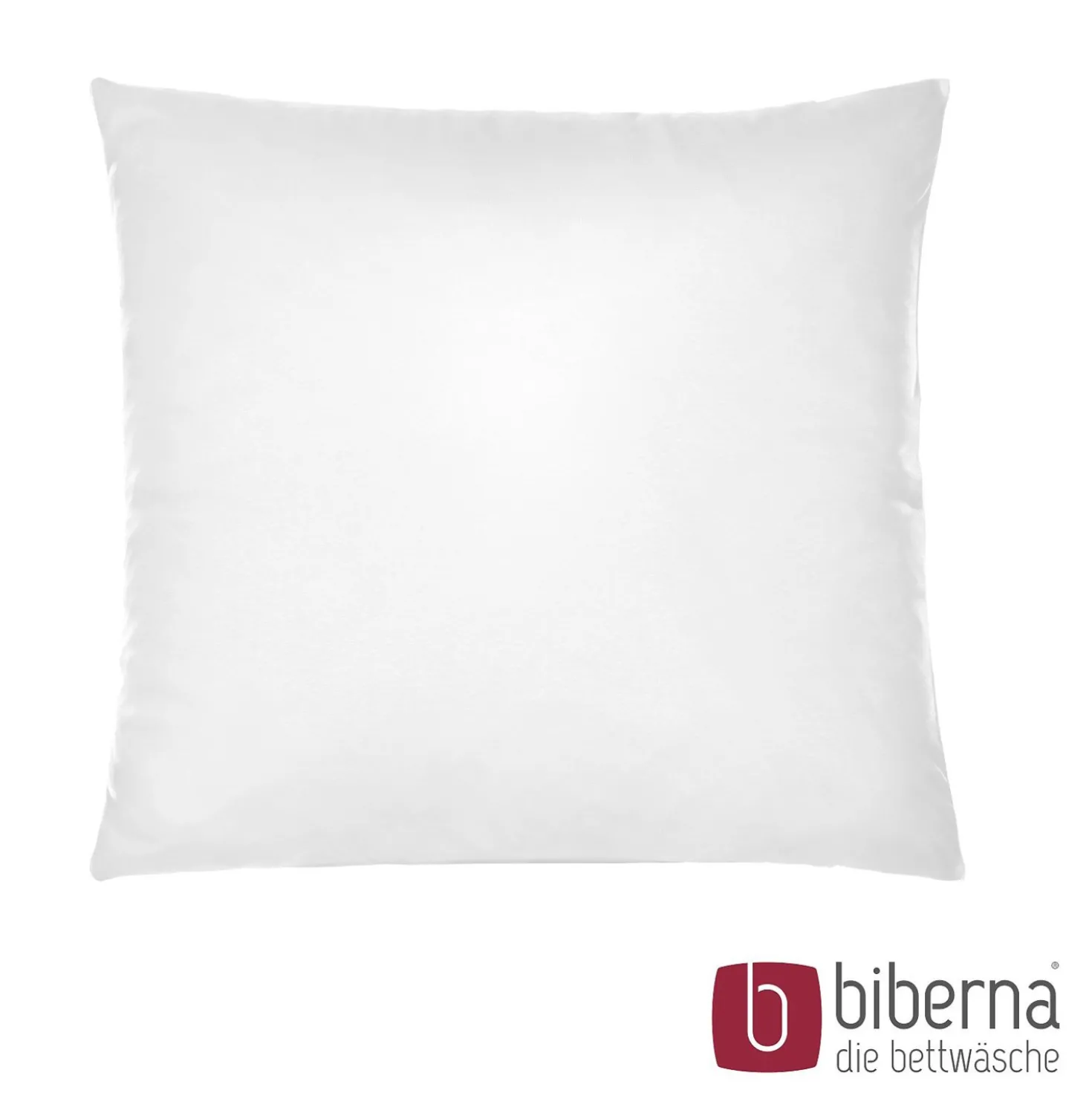 biberna Feinjersey-Kopfkissenbezug Doppelpack weiss, 2x 40x40 cm