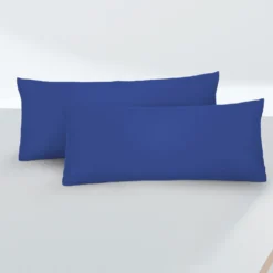 biberna Feinjersey-Kopfkissenbezug Doppelpack saphir, 2x 40x80 cm