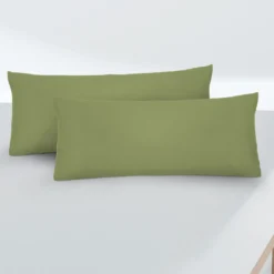 biberna Feinjersey-Kopfkissenbezug Doppelpack fichte, 2x 40x80 cm