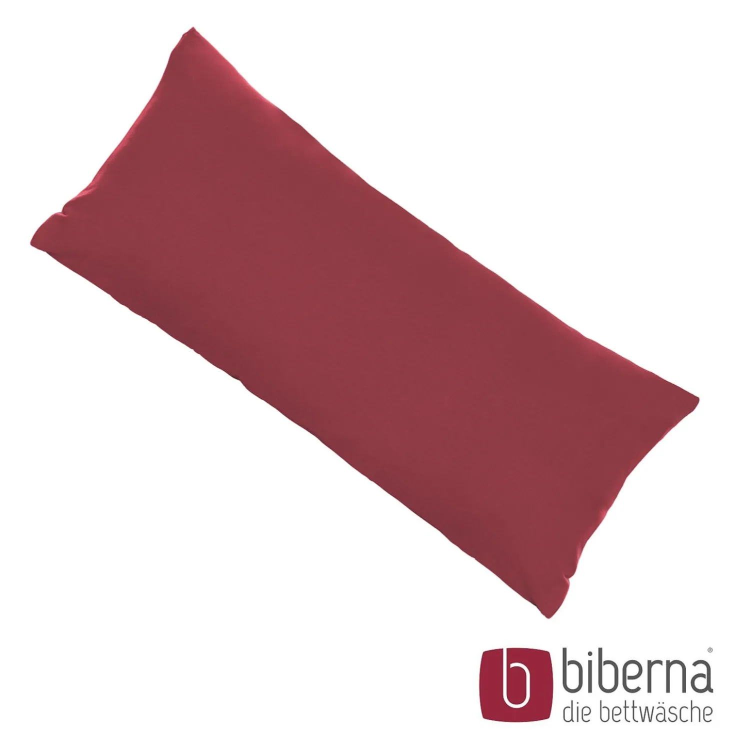 biberna Feinjersey-Kopfkissenbezug Doppelpack rost, 2x 40x80 cm