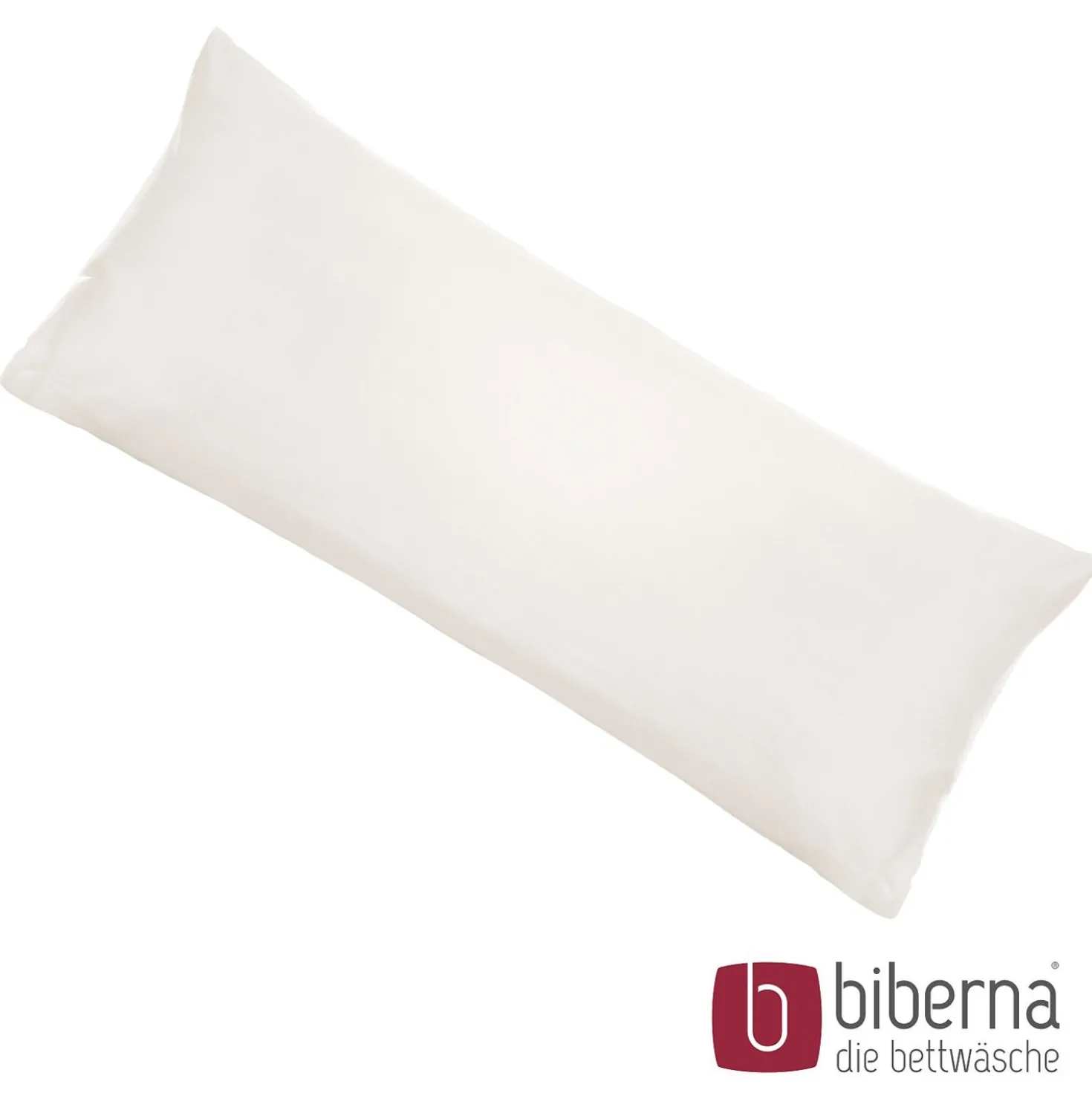 biberna Feinjersey-Kopfkissenbezug Doppelpack natur, 2x 40x80 cm