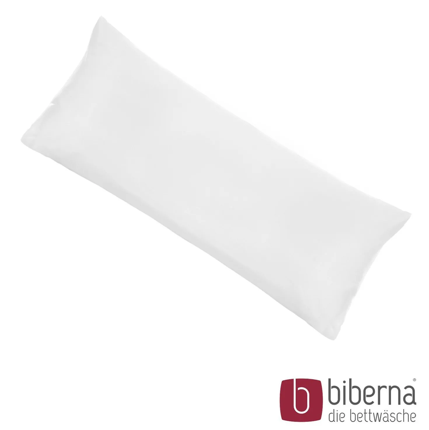 biberna Feinjersey-Kopfkissenbezug Doppelpack weiss, 2x 40x60 cm