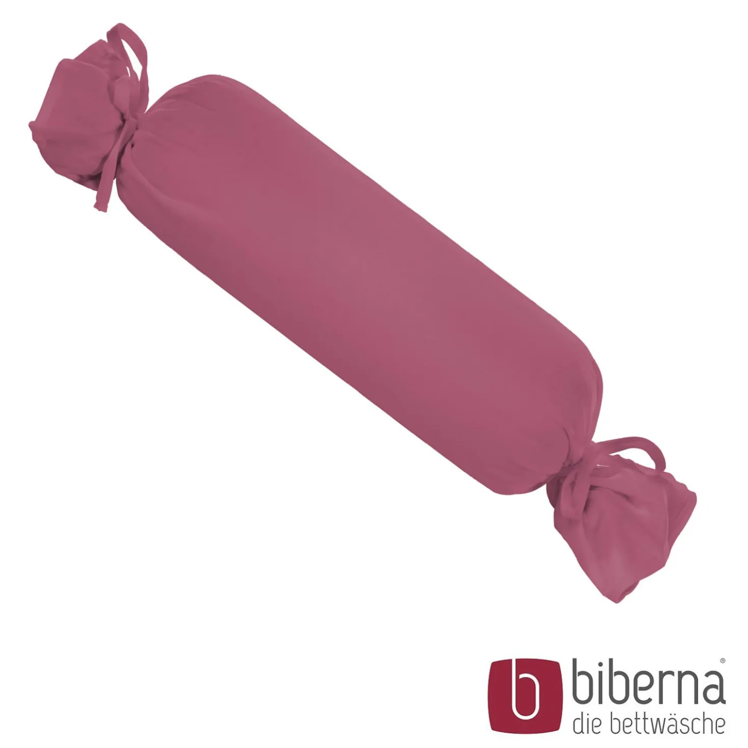 biberna Feinjersey-Nackenrollenbezug Doppelpack brombeer, 2x 15x40 cm