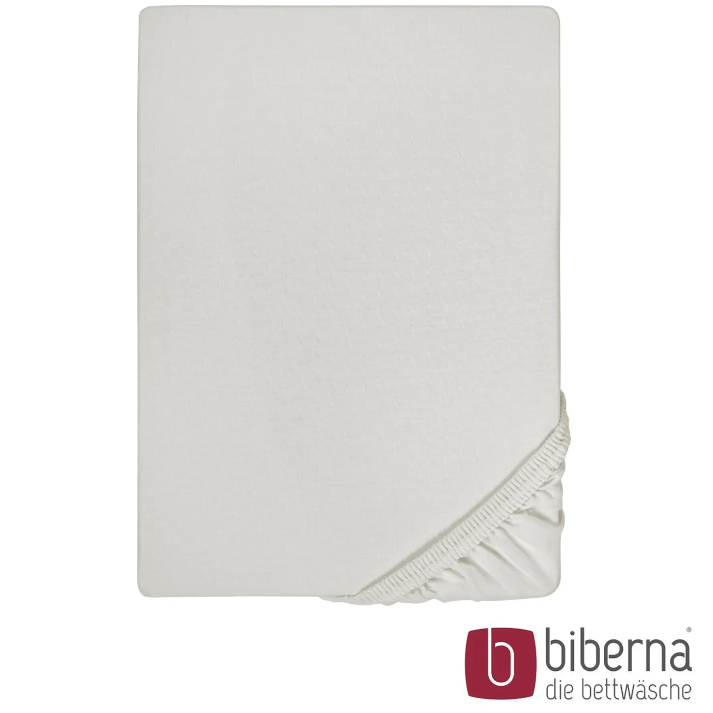 biberna Feinjersey-Spannbetttuch grau, 1x 140x200 cm - 160x200 cm