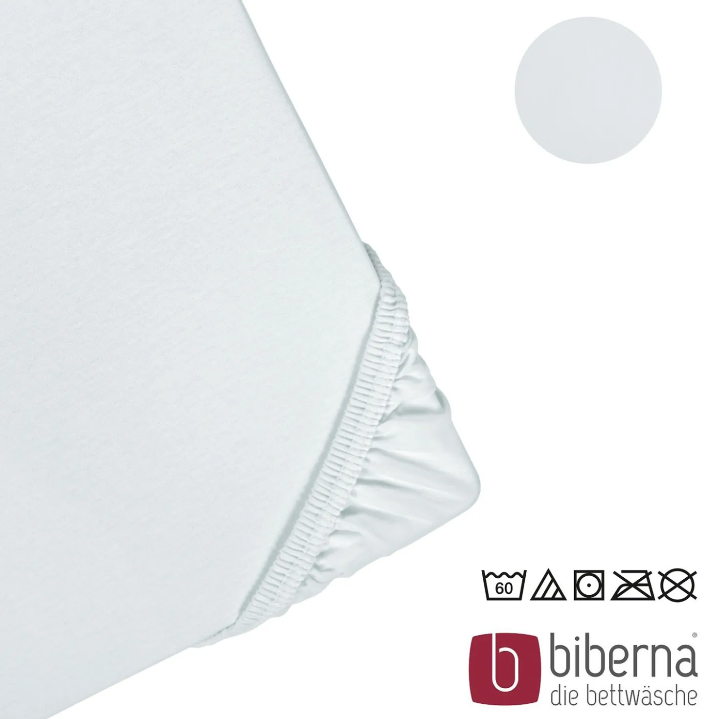 biberna Feinjersey-Spannbetttuch ciel, 1x 140x200 cm - 160x200 cm