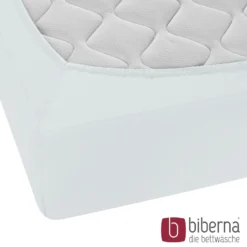 biberna Feinjersey-Spannbetttuch ciel, 1x 140x200 cm - 160x200 cm