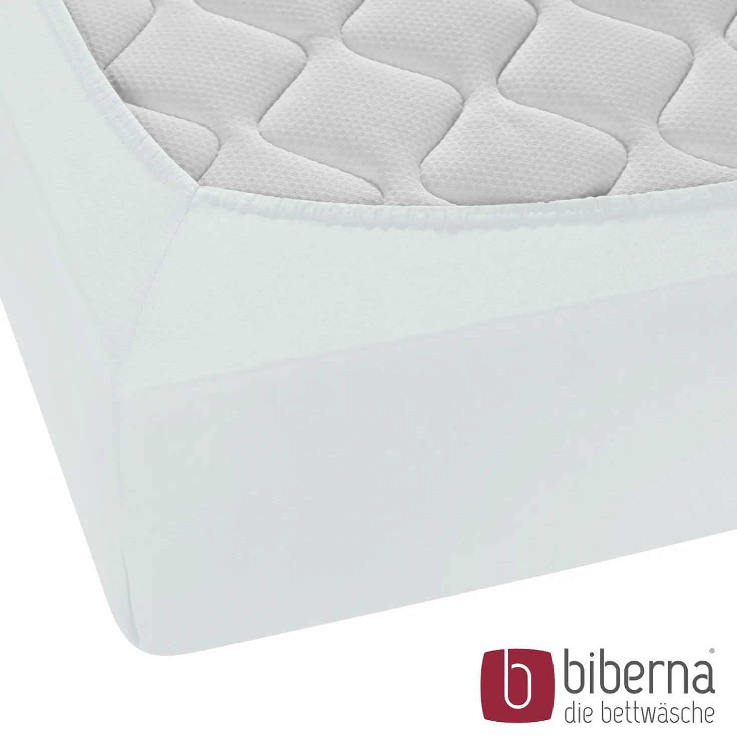 biberna Feinjersey-Spannbetttuch ciel, 1x 140x200 cm - 160x200 cm