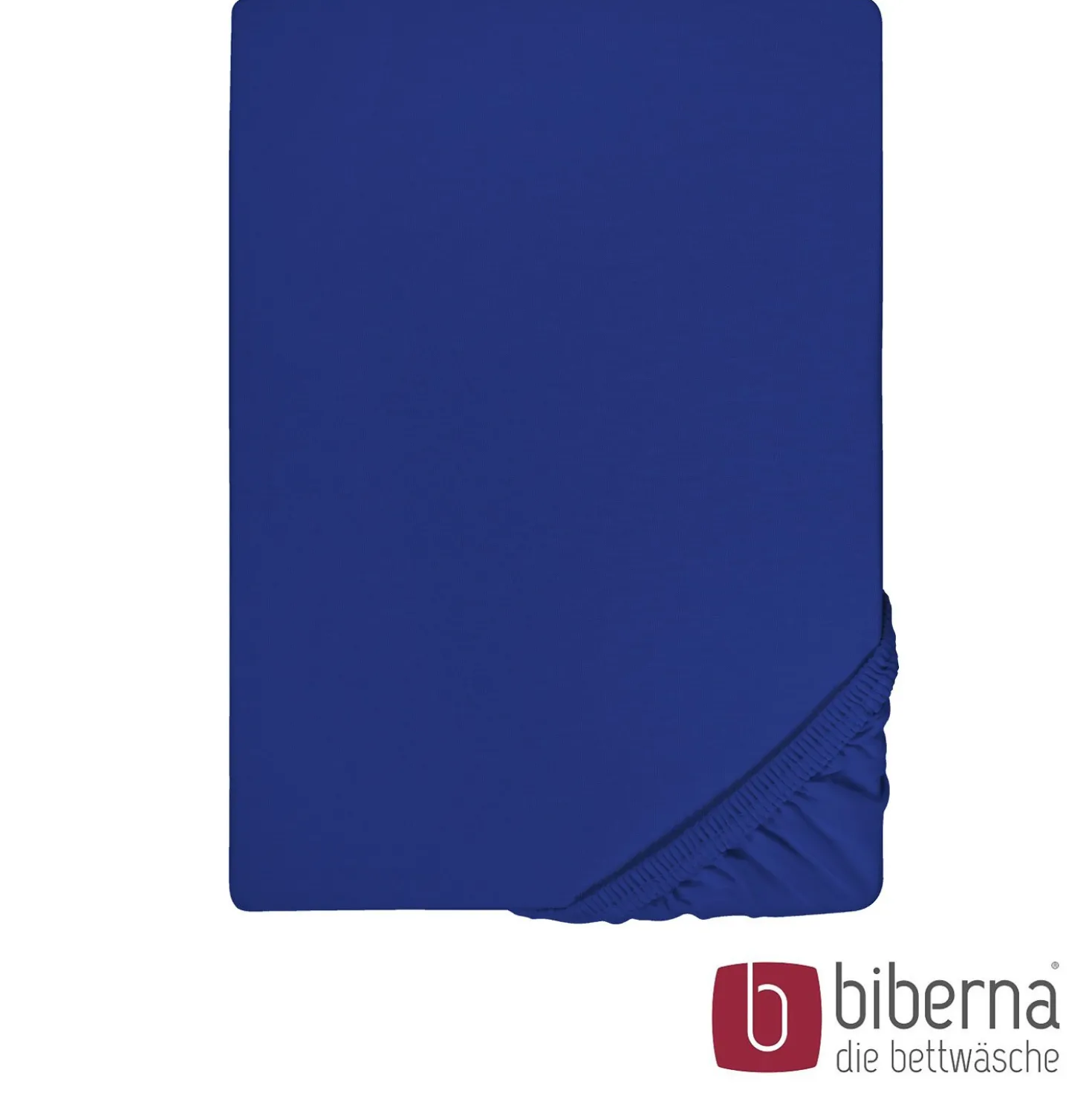 biberna Feinjersey-Spannbetttuch saphir, 1x 140x200 cm - 160x200 cm