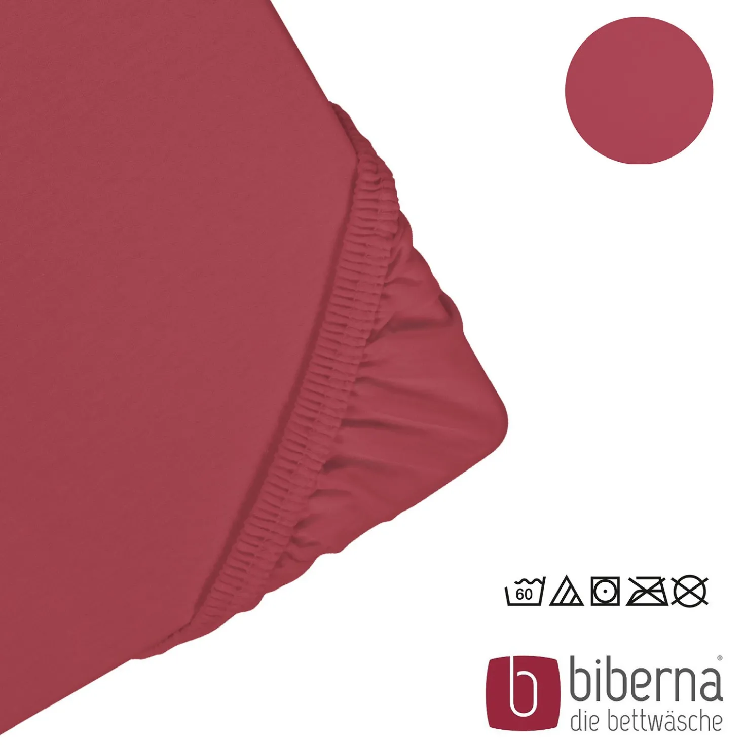biberna Feinjersey-Spannbetttuch rost, 1x 140x200 cm - 160x200 cm