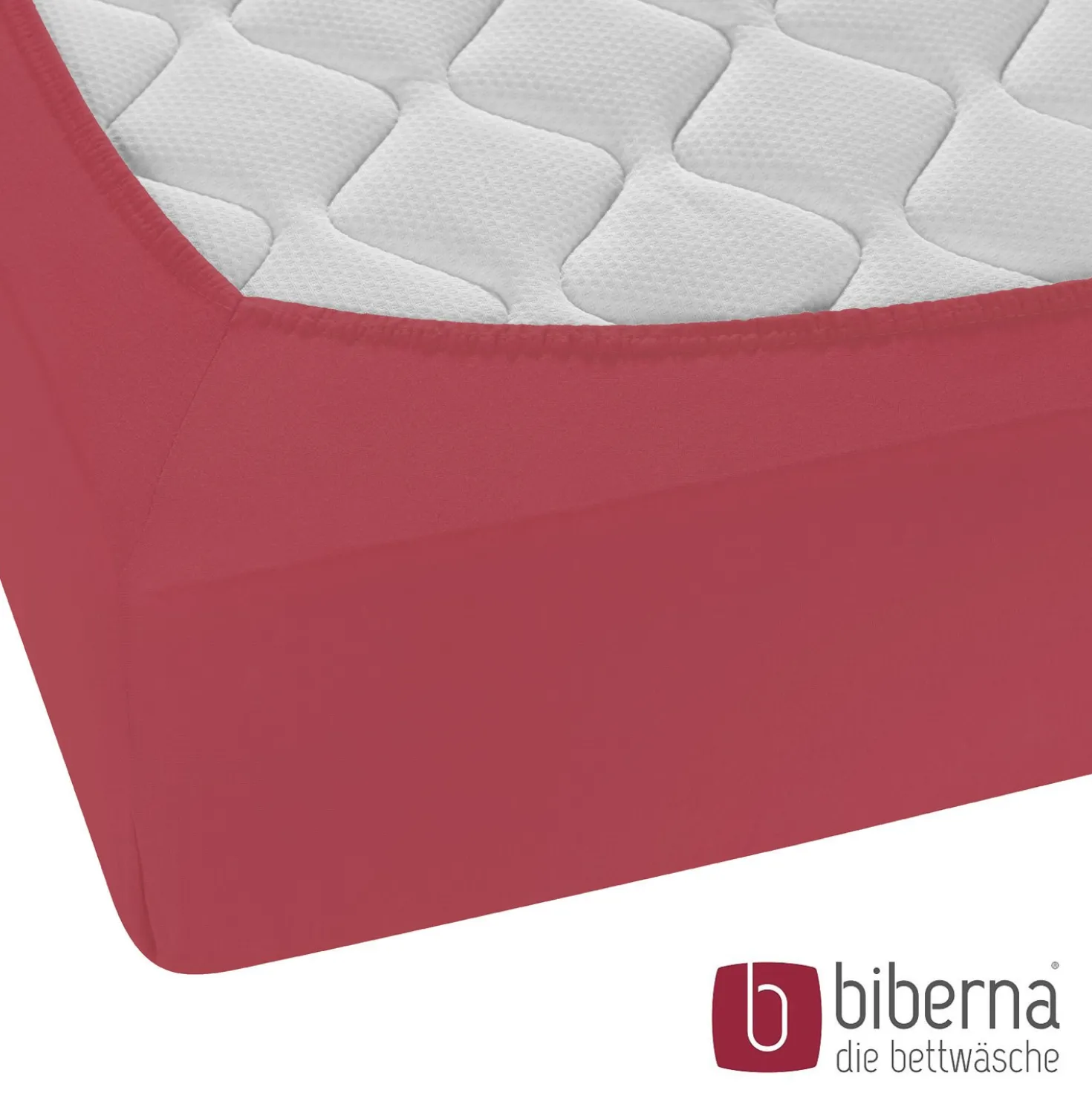 biberna Feinjersey-Spannbetttuch rost, 1x 140x200 cm - 160x200 cm