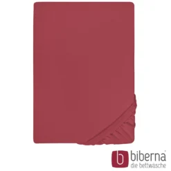biberna Feinjersey-Spannbetttuch rost, 1x 140x200 cm - 160x200 cm