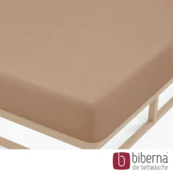 biberna Feinjersey-Spannbetttuch macchiato, 1x 140x200 cm - 160x200 cm