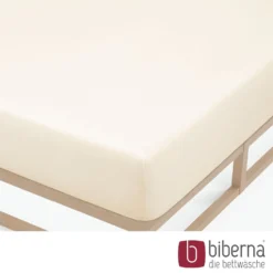 biberna Feinjersey-Spannbetttuch natur, 1x 140x200 cm - 160x200 cm