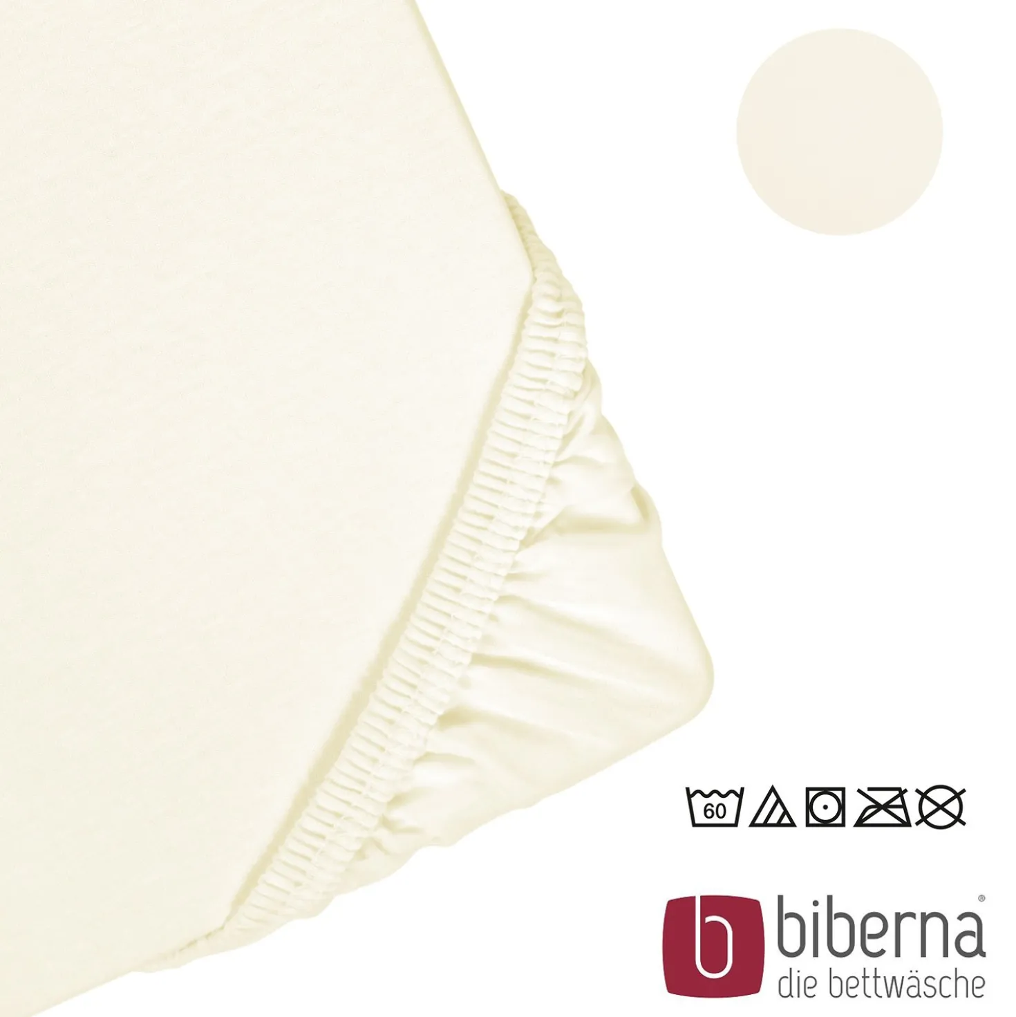 biberna Feinjersey-Spannbetttuch perlmutt, 1x 140x200 cm - 160x200 cm