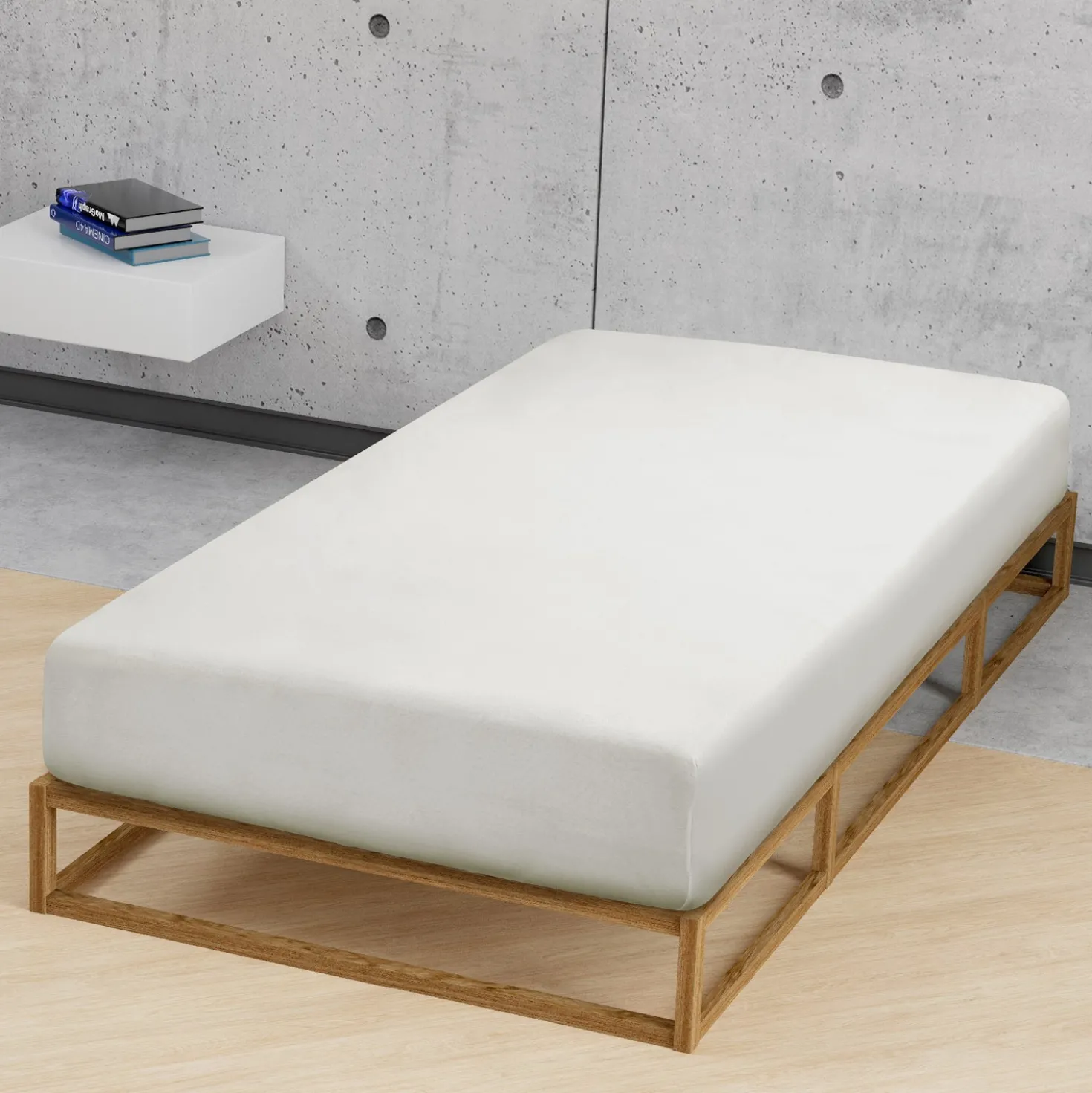 biberna Feinjersey-Spannbetttuch grau, 1x 180x200 cm - 200x200 cm