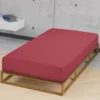 biberna Feinjersey-Spannbetttuch rost, 1x 180x200 cm - 200x200 cm
