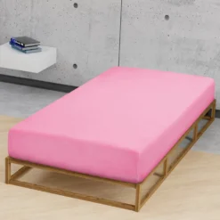 biberna Feinjersey-Spannbetttuch pink, 1x 60x120 cm - 70x140 cm