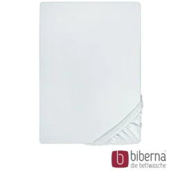biberna Feinjersey-Spannbetttuch ciel, 1x 60x120 cm - 70x140 cm