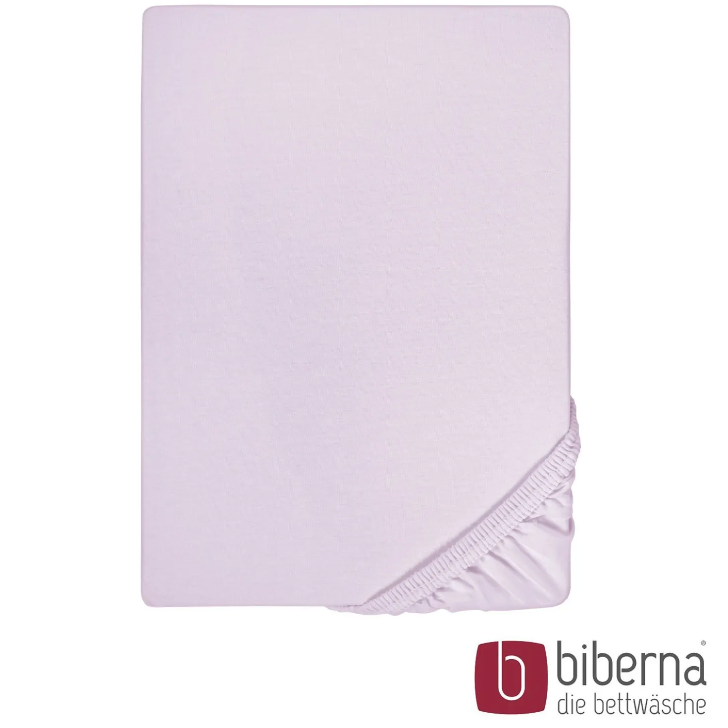biberna Feinjersey-Spannbetttuch flieder, 1x 60x120 cm - 70x140 cm