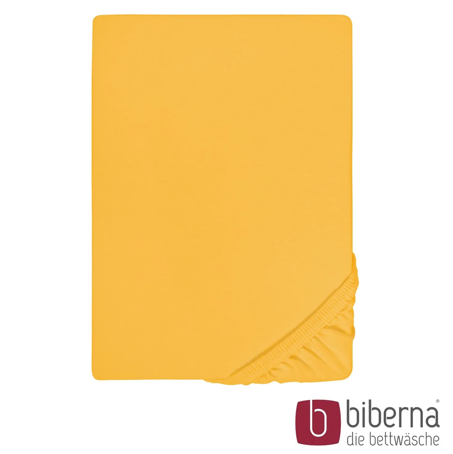 biberna Feinjersey-Spannbetttuch honig, 1x 60x120 cm - 70x140 cm