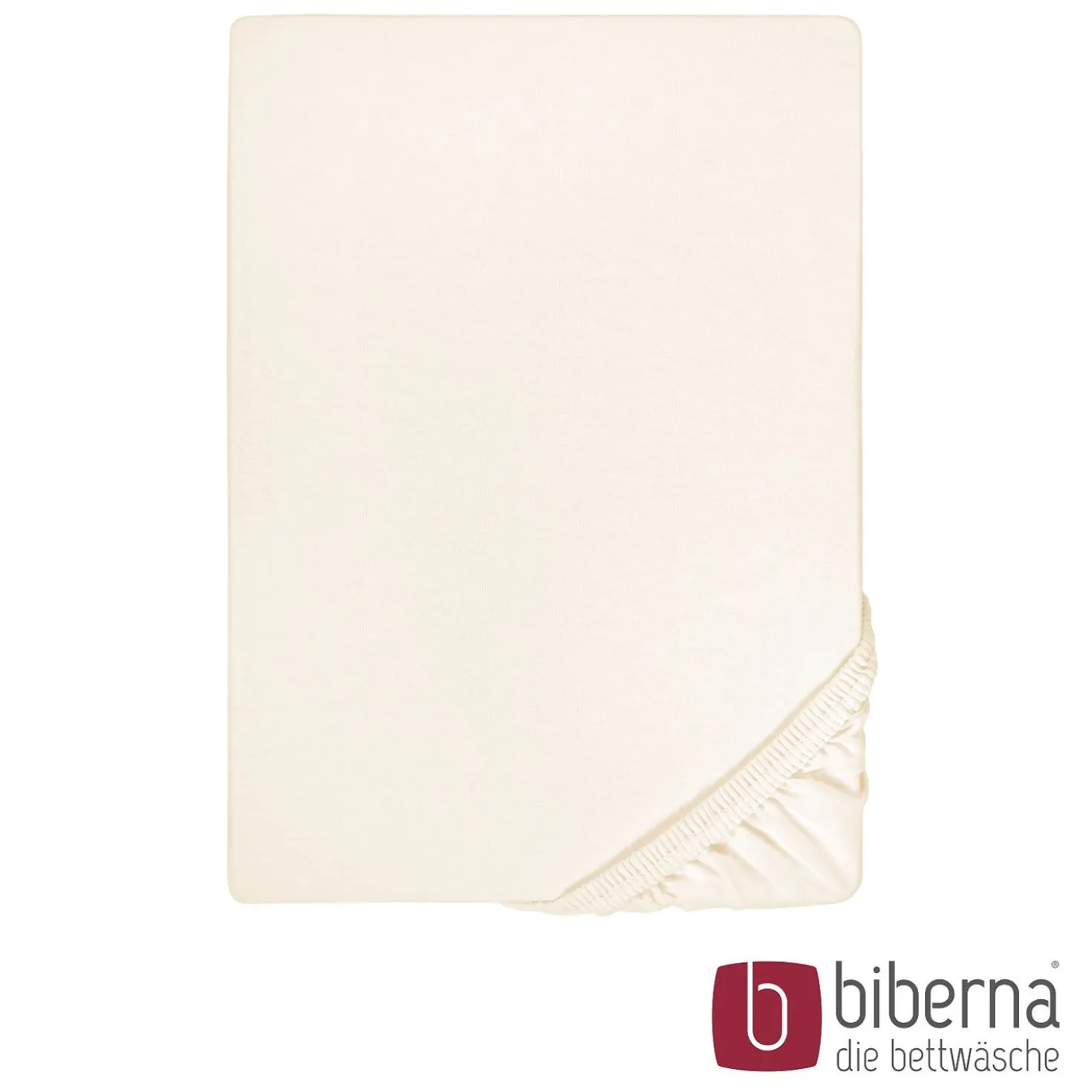 biberna Feinjersey-Spannbetttuch natur, 1x 60x120 cm - 70x140 cm