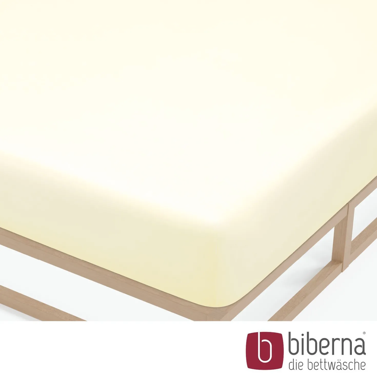 biberna Feinjersey-Spannbetttuch perlmutt, 1x 60x120 cm - 70x140 cm