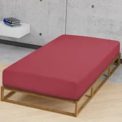 biberna Feinjersey-Spannbetttuch rost, 1x 90x190 cm - 100x200 cm