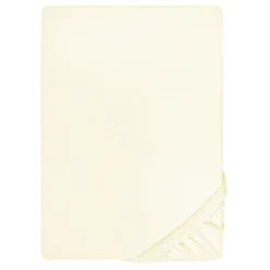 biberna Jersey-Elastic-Boxspring-Spannbetttuch perlmutt, 1x 90x190 cm - 100x220 cm