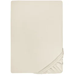 biberna Jersey-Elastic-Boxspring-Spannbetttuch grau, 1x 90x190 cm - 100x220 cm