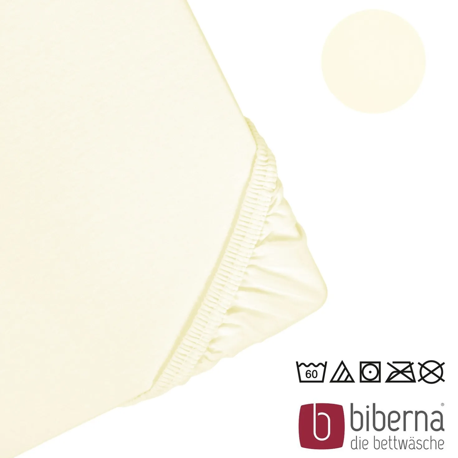 biberna Jersey-Elastic-Boxspring-Spannbetttuch perlmutt, 1x 140x200 cm - 160x220 cm