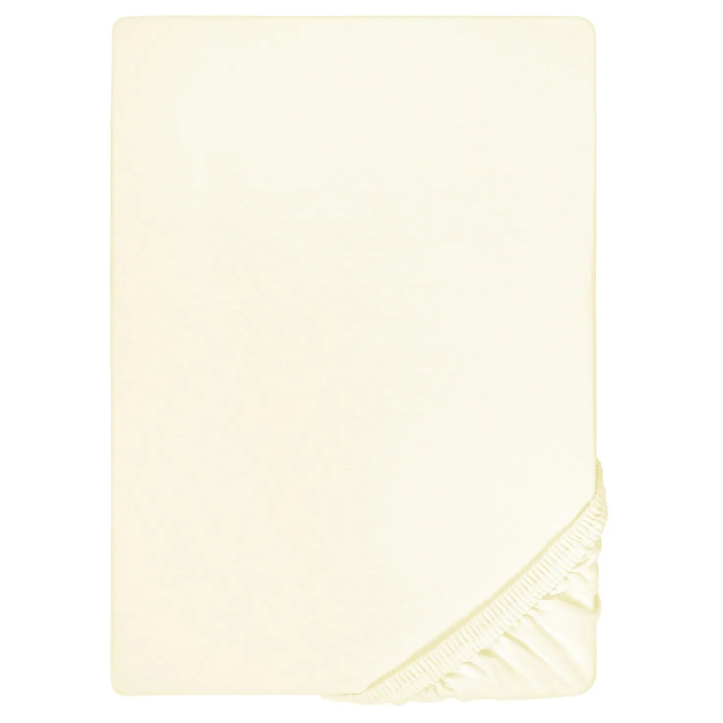 biberna Jersey-Elastic-Boxspring-Spannbetttuch perlmutt, 1x 140x200 cm - 160x220 cm
