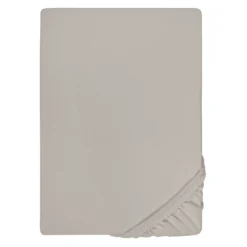 biberna Jersey-Elastic-Boxspring-Spannbetttuch sturmgrau, 1x 90x190 cm - 100x220 cm