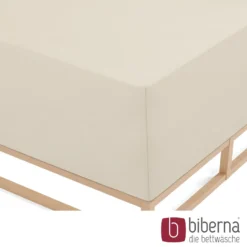 biberna Jersey-Elastic-Boxspring-Spannbetttuch grau, 1x 180x200 cm - 200x220 cm