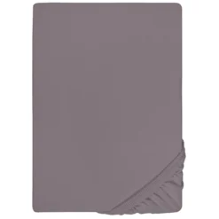 biberna Jersey-Elastic-Boxspring-Spannbetttuch silber/grau, 1x 180x200 cm - 200x220 cm