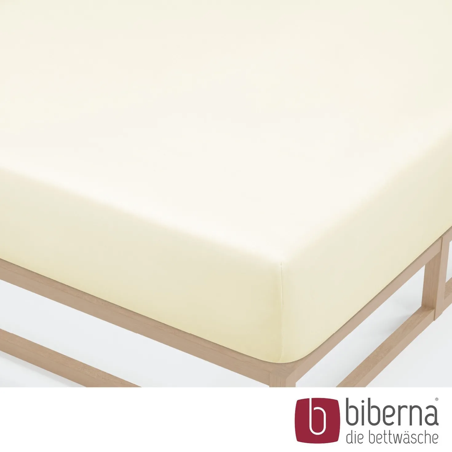 biberna Jersey-Elastic-Spannbetttuch perlmutt, 1x 120x200 cm - 130x220 cm