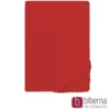 biberna Jersey-Elastic-Spannbetttuch rot, 1x 120x200 cm - 130x220 cm