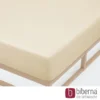 biberna Jersey-Elastic-Spannbetttuch kitt, 1x 140x200 cm - 160x220 cm