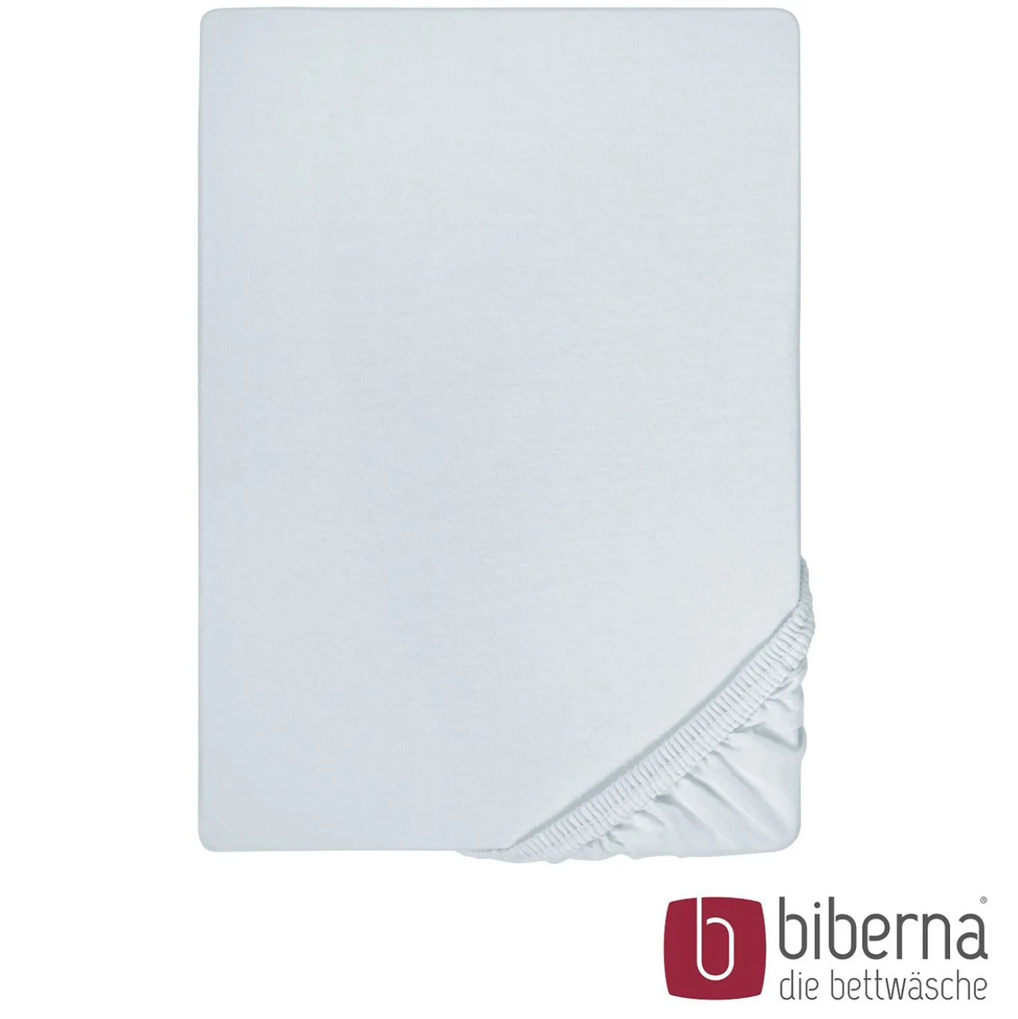 biberna Jersey-Elastic-Spannbetttuch ciel, 1x 140x200 cm - 160x220 cm