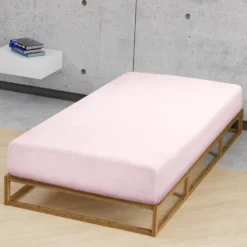 biberna Jersey-Elastic-Spannbetttuch rose, 1x 140x200 cm - 160x220 cm
