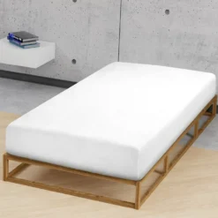 biberna Jersey-Elastic-Spannbetttuch weiss, 1x 120x200 cm - 130x220 cm