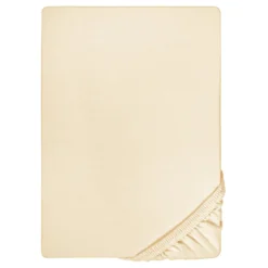 biberna Jersey-Elastic-Topper-Spannbetttuch champagner, 1x 140x200 cm - 160x220 cm